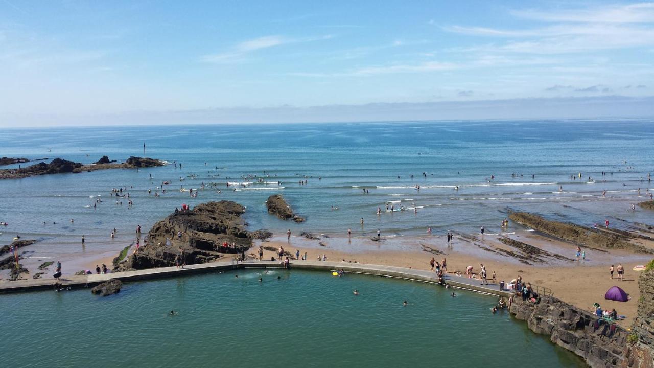 Stones Throw Studio Apartment Bude Cornwall Buitenkant foto